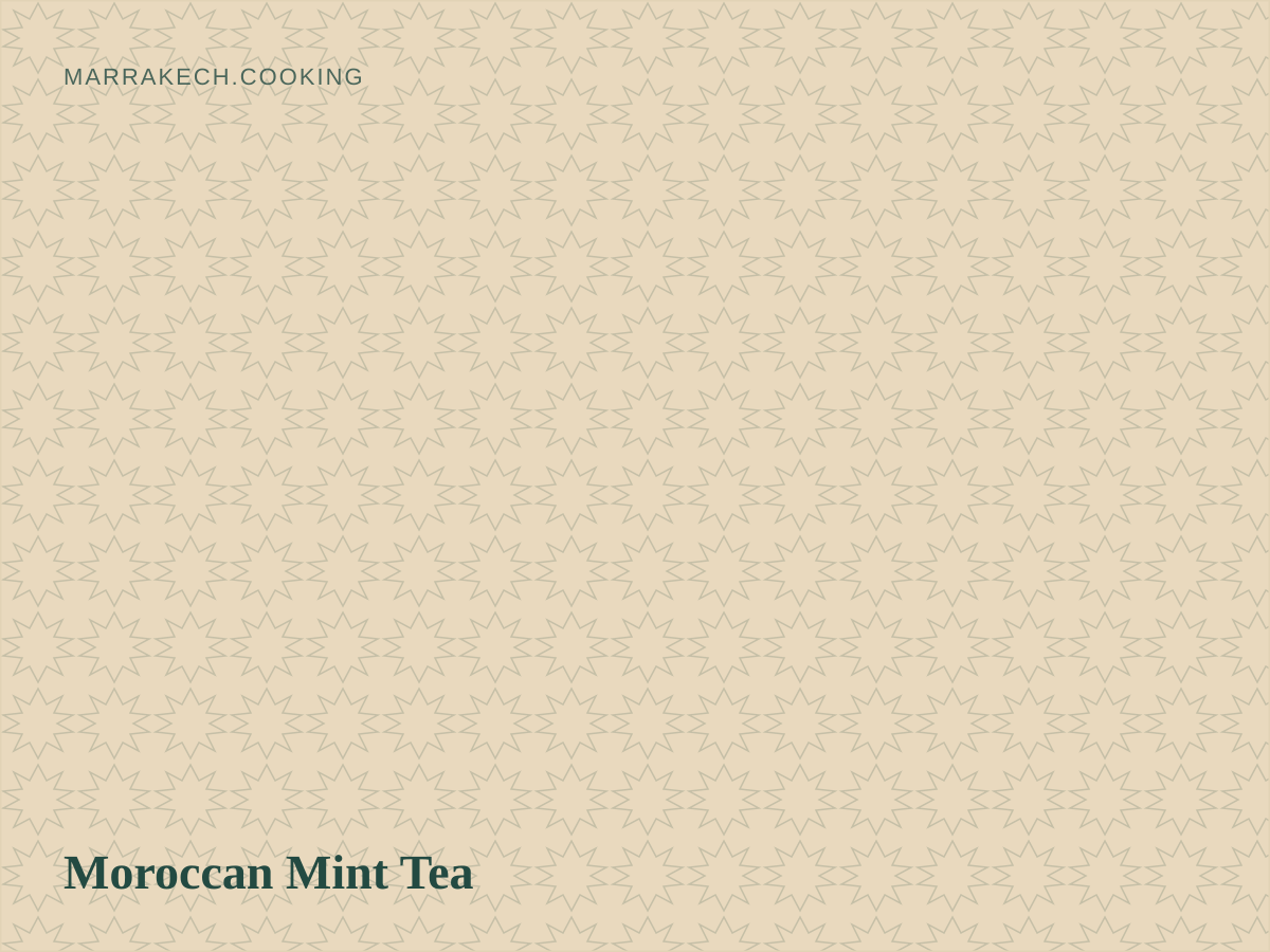 Moroccan mint tea being poured from height into small glasses